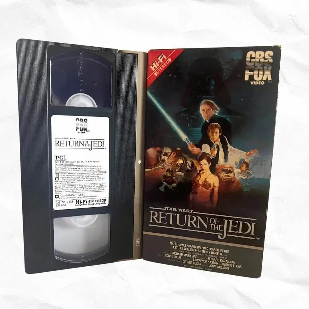 STAR WARS 1st Edition Return of the Jedi VHS 1983 Release | Collectible